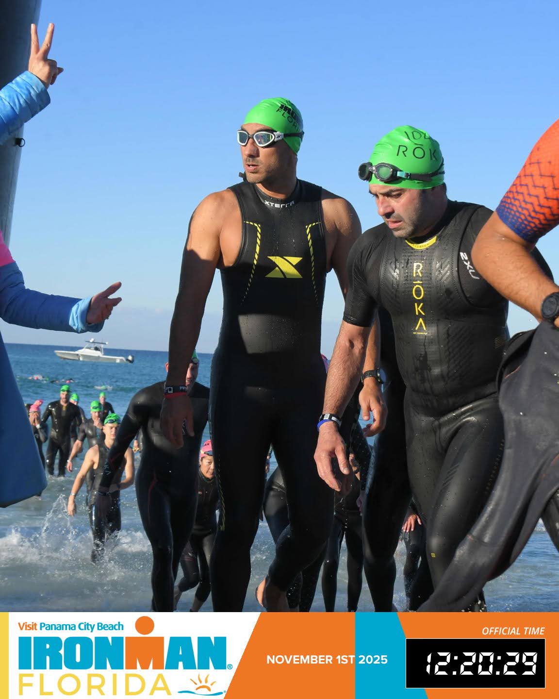 Swimming at Ironman Florida