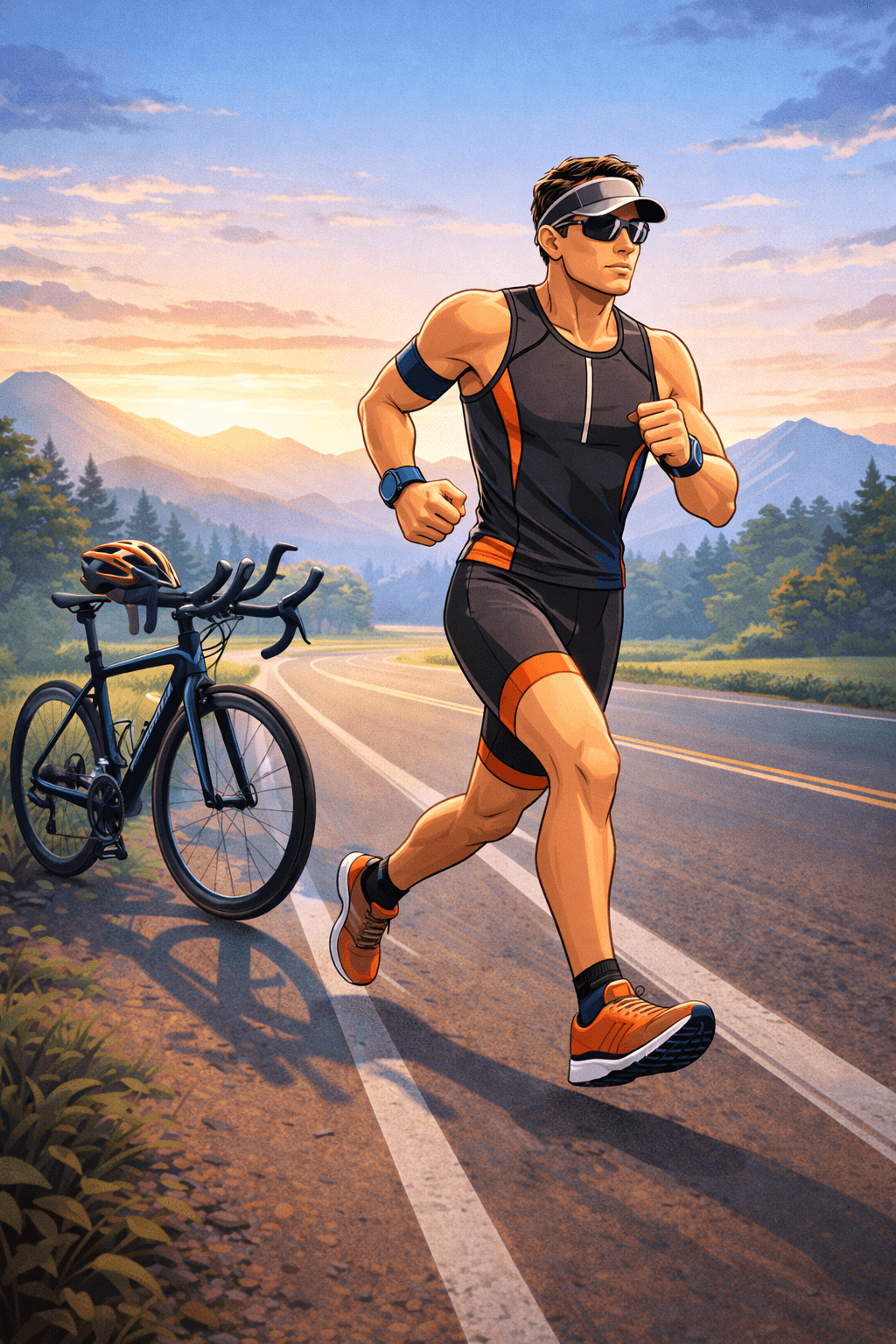 Race pace specific training workout